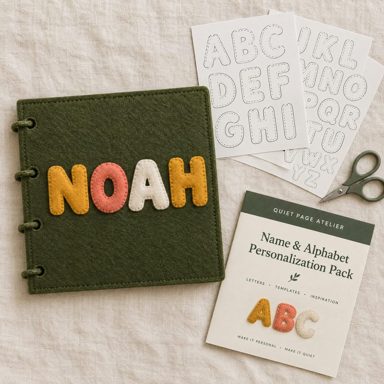 Name & Alphabet Personalization Pack